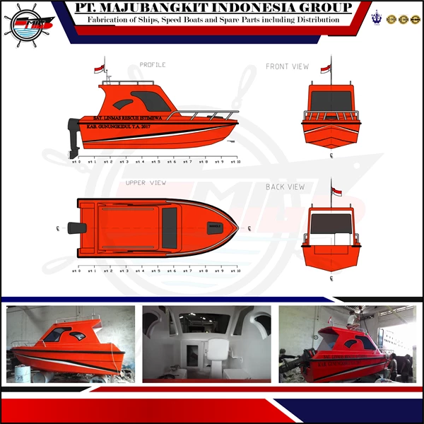 RESCUE BOAT 5 M WITH CABIN