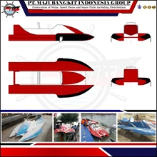 TUNNEL BOAT 3.5 M POWER BOAT (ALL TYPE) (READY STOCK)